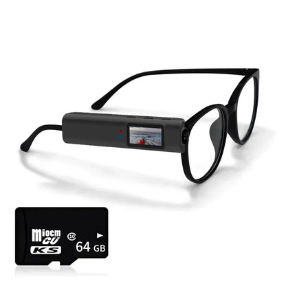 Mini FPV Eyeglasses 4K Video Shooting Micro-camera HD WiFi Intelligent Headset Glasses Video&Sound Recording WiFi APP