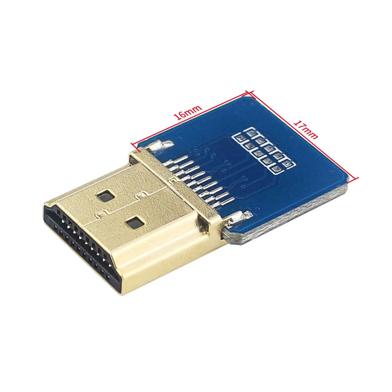 HDMI-Compatible Connector Flex Flat Cable for Raspberry Pi 4 Micro Mini HDMI-Compatible 20pin FFC 10 20 50cmRibbon FPV Orange Pi