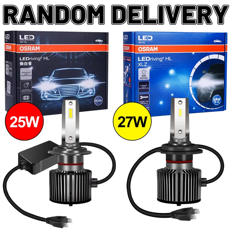 OSRAM Mini Canbus H4 H7 H1 LED Car Headlight 50W 6000K Car Lamps 9005 HB3 9006 HB4 H8 H9 H11 Fog Lights Auto Bulbs Classic 3.0