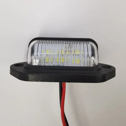 6 LED Universal Car License Light for SUV Truck Trailer Van Tag Step Lamp White Bulbs Car License Plate Lights Car Accessories