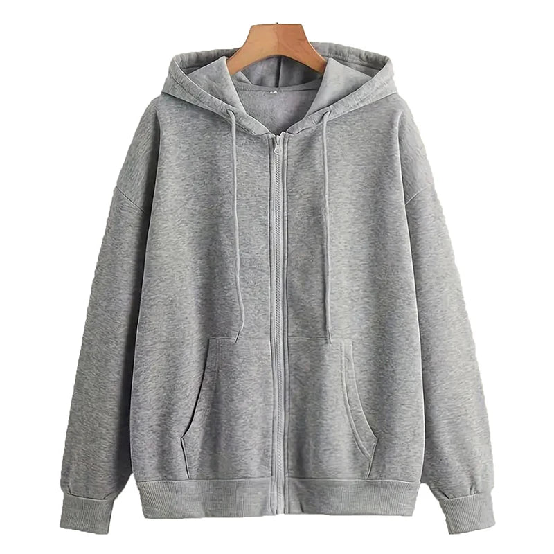 New Women's Fleece Plus Velvet Hoodie Ideal Outdoor Sports Jacket for Running Football Basketball Jogging Fitness