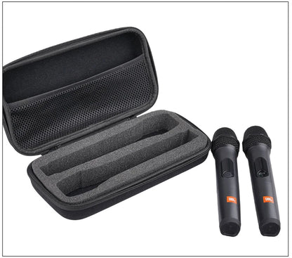 Hard EVA Microphone Storage Bag Transmitter Box Portable Bluetooth K Song Travel Carrying Case