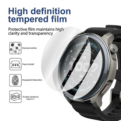 9H Tempered Glass for Amazfit Balance 2 Premium Screen Protector HD Clear Anti-scratch Protective Film for Amazfit Balance2