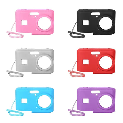 For KODAK PIXPRO FZ45 Soft Silicone Protective Case with Lanyard Slim Fit Camera Bag Camera Sleeve Camera Accessories