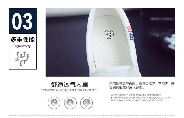 Men Casual Shoes Canvas Luxury 2025 Mens Loafers Breathable Slip on FlatsMale Vulcanized Shoes White Driving Shoes Plus Size 47