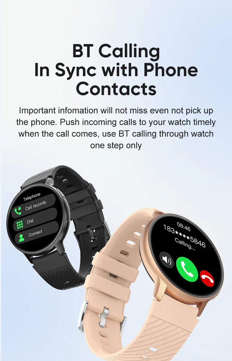 LIGE Bluetooth Call Smart Watch Women Custom Dial Watches Men Sport Fitness Tracker Heart Rate Smartwatch For Android IOS 2025