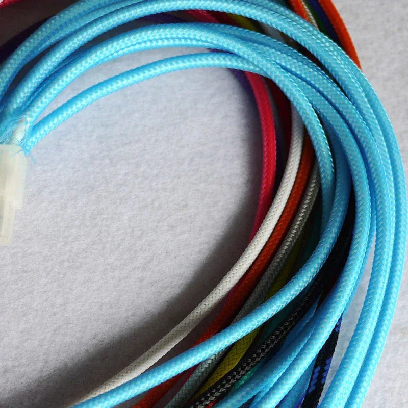 1~50M PET Braid Sleeve High Density 8mm Insulated Expandable Braided Wires Organizer Cable Wrapping Sheath Protector
