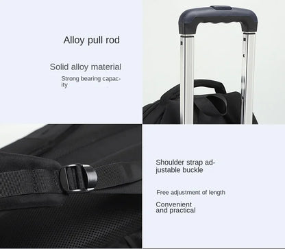 School Rolling backpack bag School Bags with wheels Student wheeled Backpacks for boys Children School Trolley Bag Waterproof