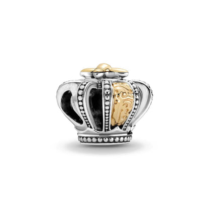 The New 925 Sterling Silver Charm Mother's Day Queen Crown Gift Box Fits Women Jewelry With Original Bracelet Accessories