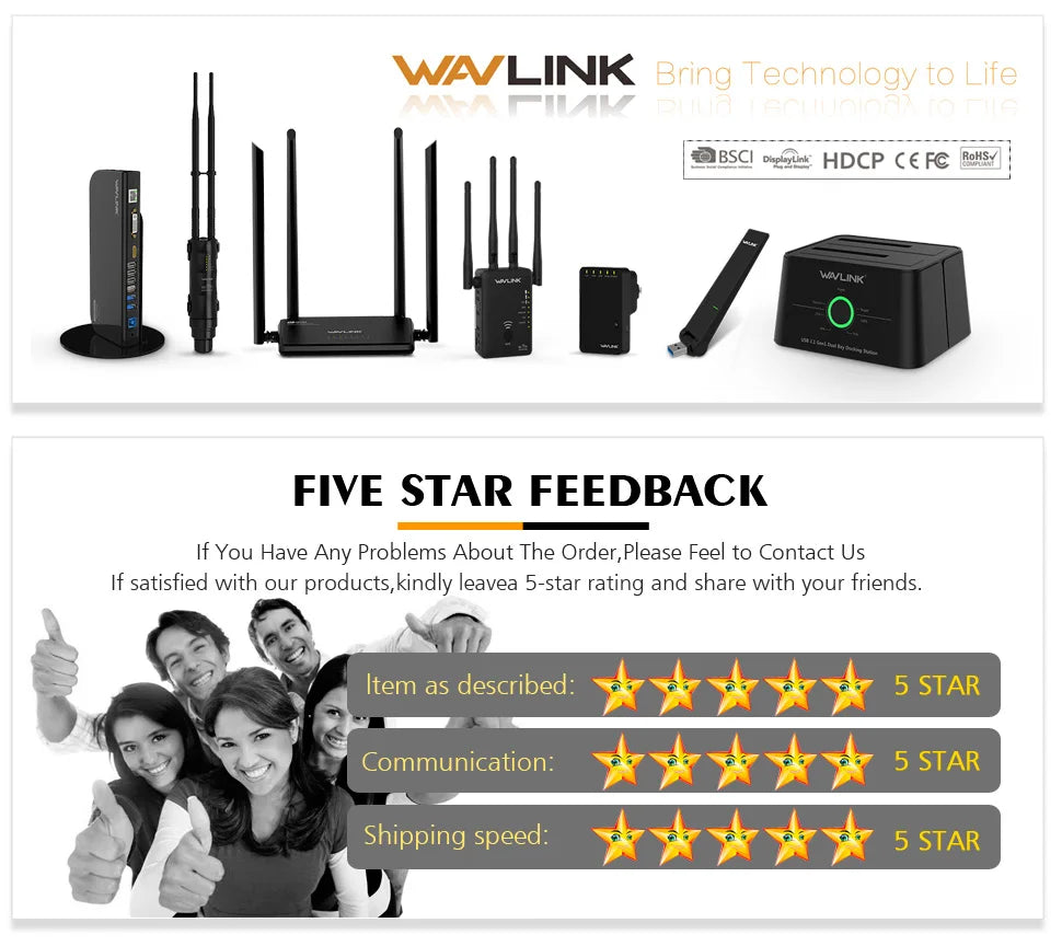 WAVLINK 40Gbps M.2 PCIe NVMe SSD Enclosure USB4 External Hard Drive Enclosure For B+M/M-Key Thunderbolt 4/3/USB4/USB3.2 SSD Case