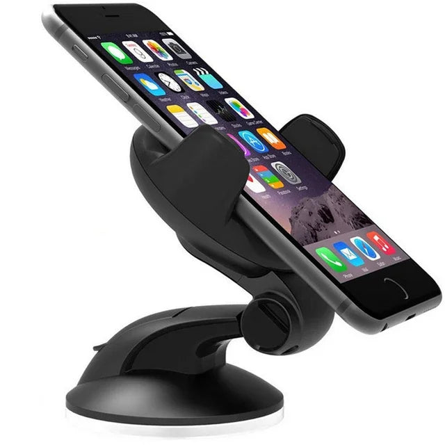 AUFU Sucker Car Phone Holder Smartphone Mount Stand GPS Telefon Mobile Cell Support For iPhone 15 14 13 Pro Max Xiaomi Samsung