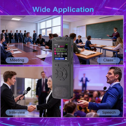 Digital Voice Activated Recorder with Playback MP3 Player Sound Audio Recorder Professional Mini USB Flash Drive Recording