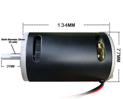 12V 300W 3600rpm/24V 500W 7000rpm High-power CW CCW  Dual Bearing DC Permanent Magnet Motor