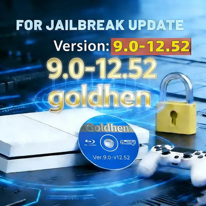 2026 New Ultimate PS4 Jailbreak Gold Disc Bootable Eject Payload for Firmware 9.0-12.52 Homebrew & Backup Games Backup Disc