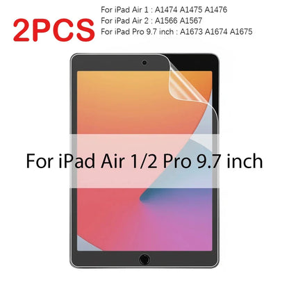 2PCS Matte Like Paper Film Screen Protector for IPad A16 11th Pro 13 12.9 11 2025 M5 M4 Air 4 5 3 10th 9th 8th 7 Mini 6 7 Screen