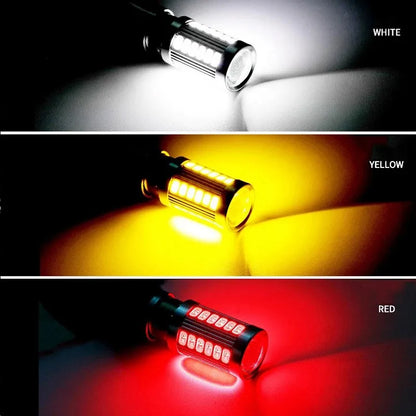 2X 1156 1157 P21/5W BAY15D 7440 7443 3157 33SMD Super Bright Brake Lights Fog Lamp Auto Daytime Running Light Stop Bulbs 12V