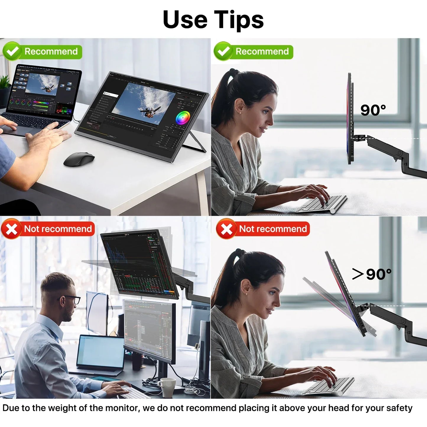 UPERFECT USteam E6 Pro 18.5" Portable Monitor Touch Screen 120Hz Smart Gaming Display For Laptop Phone Xbox PS4 PS5 Switch Mac