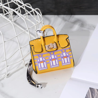 2026 New Mini House Small Bag, Handheld, Portable, Hand Rope, Bluetooth Earphone Bag, Zero Wallet, Multi Functional Small Bag