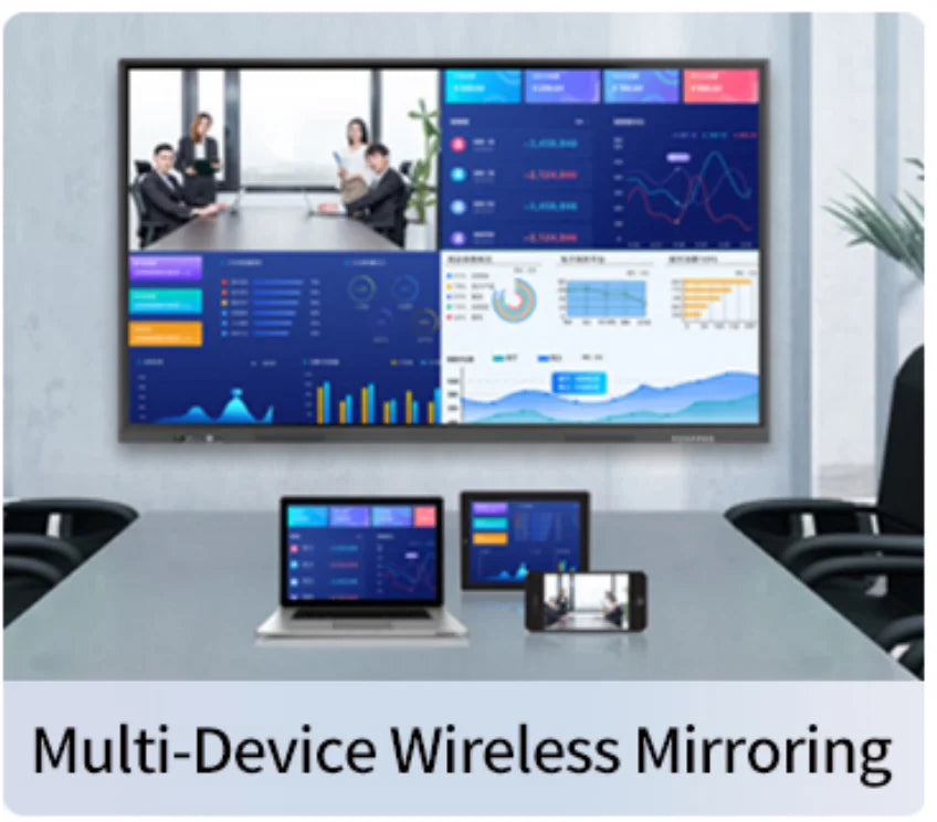 Smart LED Touch TV With Android WiFi 4K 50 55 65 75 Inch Smart Touch TV-Customizable Size OEM/ODM Karaoke TV Motherboard