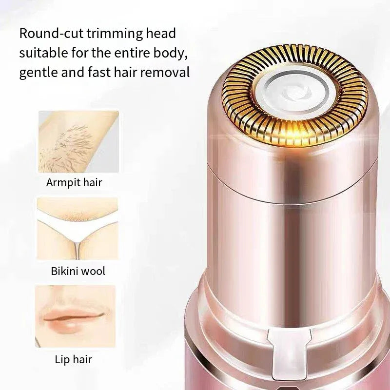 Lipstick-Shaped Electric Hair Remover Eyebrow Shaper Women's Hair Removal Device Mini Facial Hair Removal Instrument Face Hair