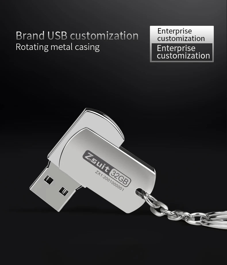 (over 10pcs Free Logo)Metal Flash Drive 4G 8G 32G Pendrive 64gb High Speed Memoria Usb Stick Waterproof Usb Pen Drives 1pcs 128g
