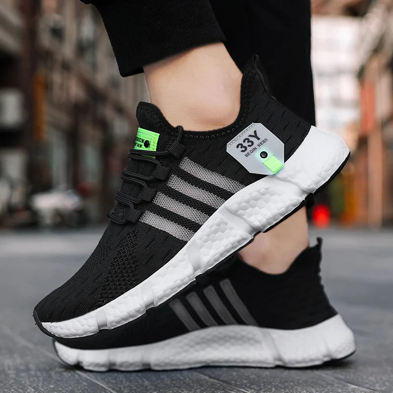 Men Shoes Autumn Soft Casual Shoes Lightweight Mesh Sports Running Shoes Men Sneakers Tenis Masculino Zapatillas Hombre