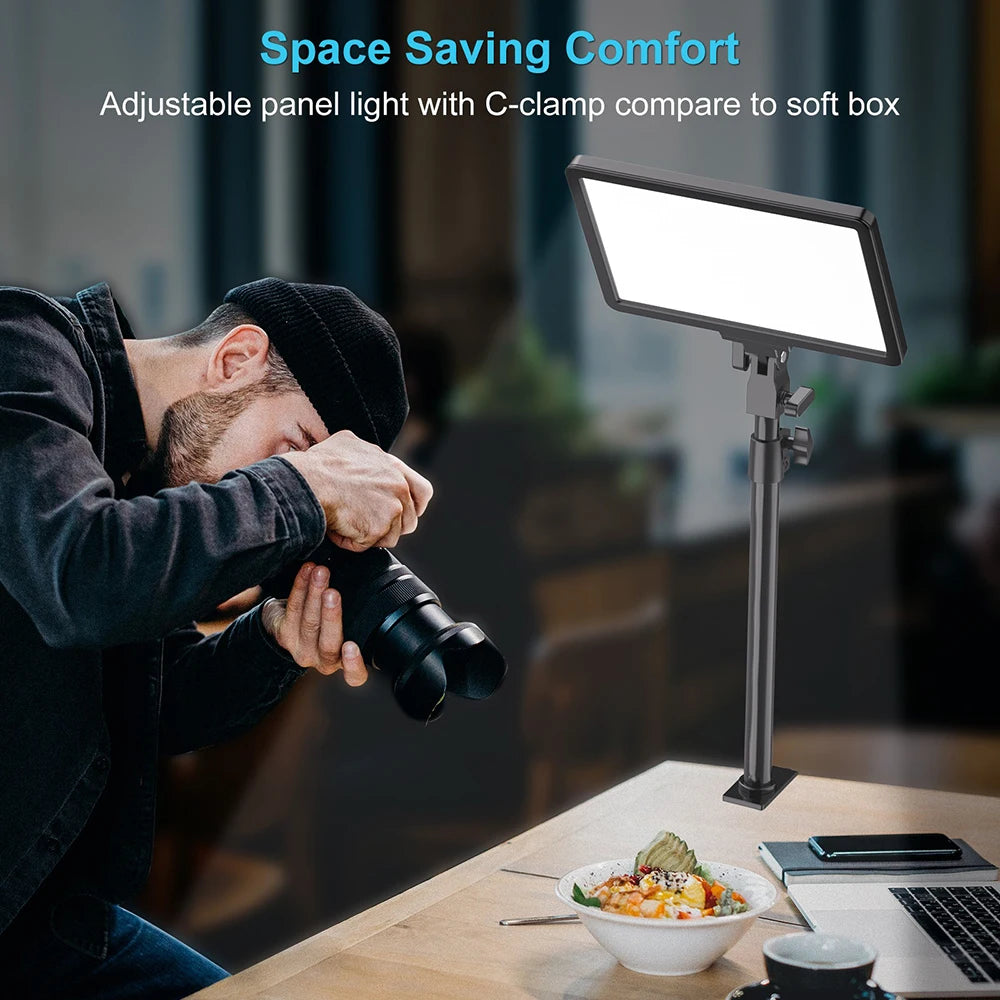 Sokani P25 & P25 kit LED Video Panel Light Studio Filling Light Lamp For Youtube Live Streaming Game Record Video Zoom Meetings