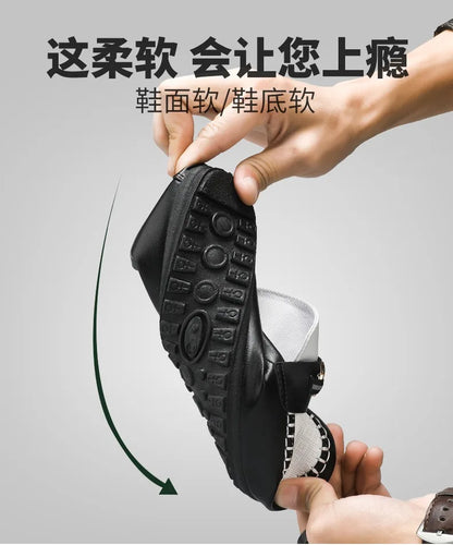 2026 Spring Autumn New Men's Sports Shoes Fashion anti-slip sneakers Casual PU Leather Business Shoes Versatile Work Shoes