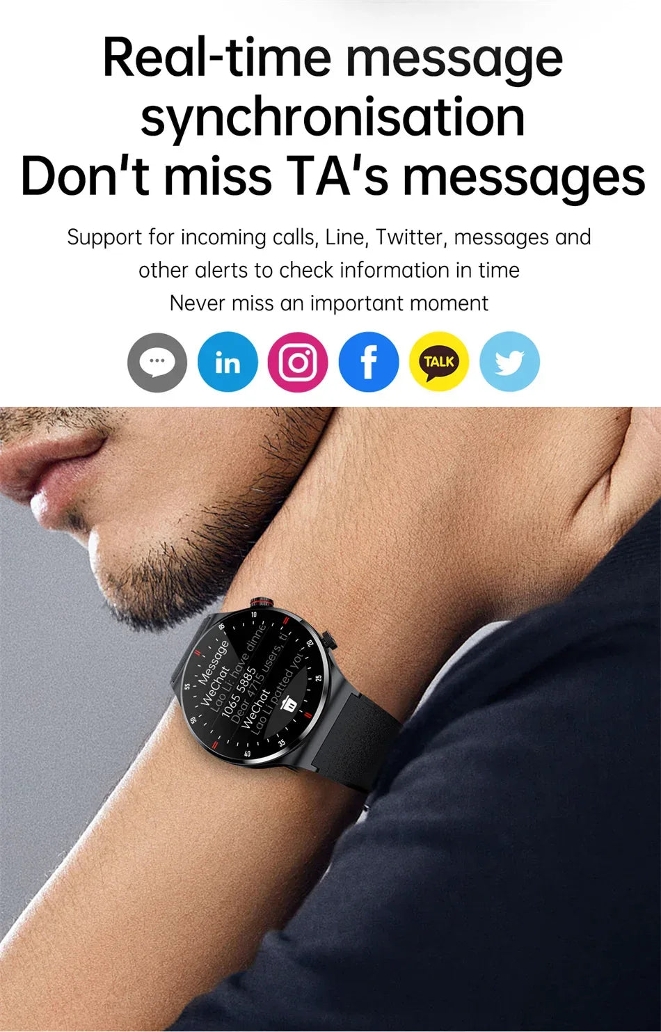 2023 New Bluetooth Call Smart watch Men Full touch Screen Sports fitness watch Bluetooth is Suitable For Android ios Smart watch