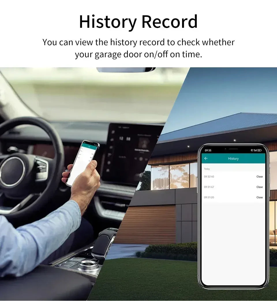 Tuya WiFi Zigbee Garage Door Opener Controller Smart Gate Opener Module Smart Life APP Alexa Google Home Alice Voice Control