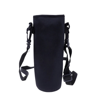 Portable Water Bottle Insulated Neoprene Holder Pouch Bag 420/550/750/1000/1500ml Shoulder With Adjustable Strap