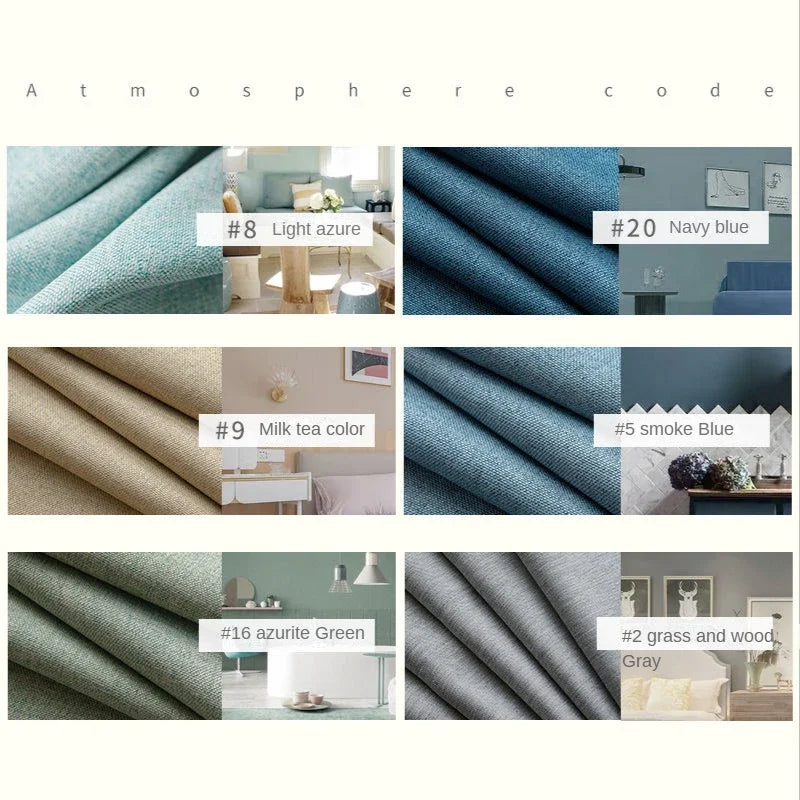 Japanese Simple Thickened Living Room Blackout Curtain Light Luxury High End Fresh Bedroom Curtains 2025 New Velvet Linen Drapes