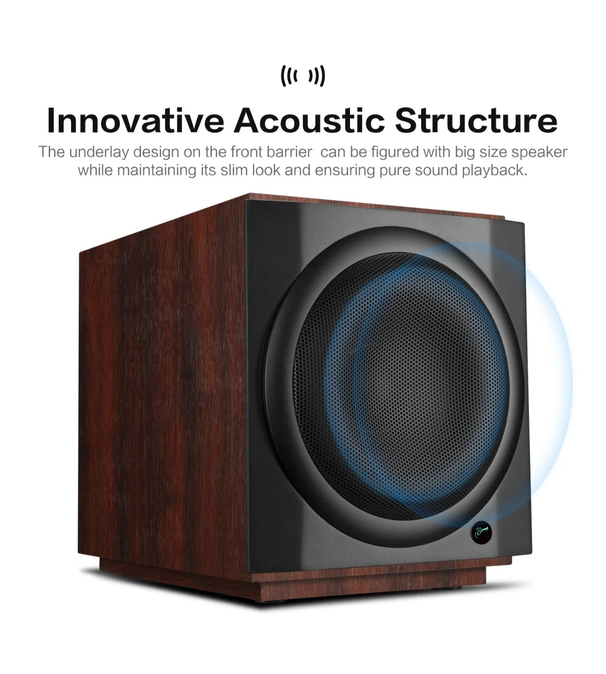 Hivi M-80W Wireless WiFi & Bt Digital Soundbar, 2.1 Active Multimedia Speaker System for TV & Home Theater