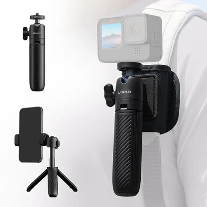 Ulanzi MT88 ClipMate Tripod Backpack Clip Selfie Stick Mode Extendable Tripod Mode Travel Photography Livestreaming Vlog Shots