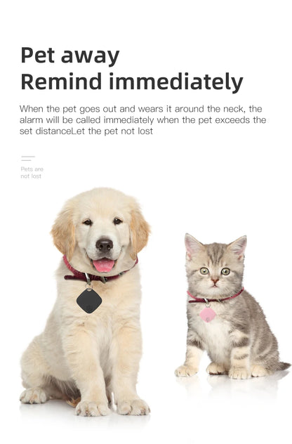 HOMEFISH Mini Bluetooth 5.0 Tracker AntiLost Device Round Pet Kids Bag Wallet Tracking Smart Finder Locator