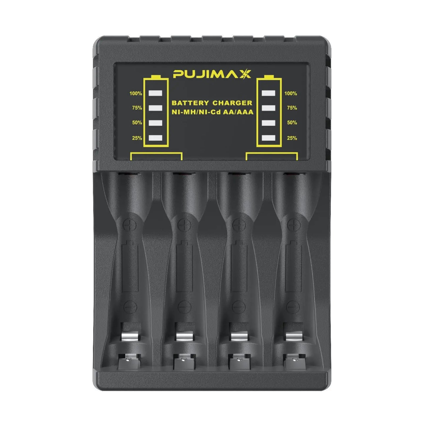 4 Slots Battery Charger Intelligent Fast USB Charger for AAA/AA Rechargeable Ni-MH/Ni-Cd Batteries with LED Indicator Charger