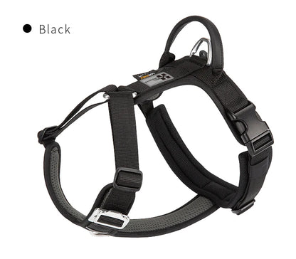 SMALL COMBINATION Pet Harness No Pull Nylon Reflective Dog Harness Adjustable Comfortable Control Walking Running Accessories