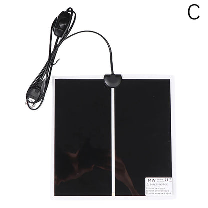 5-14W Terrarium Reptiles Heat Mat Climbing Pet Heating Warm Pads Adjustable Temperature Controller Mats EU
