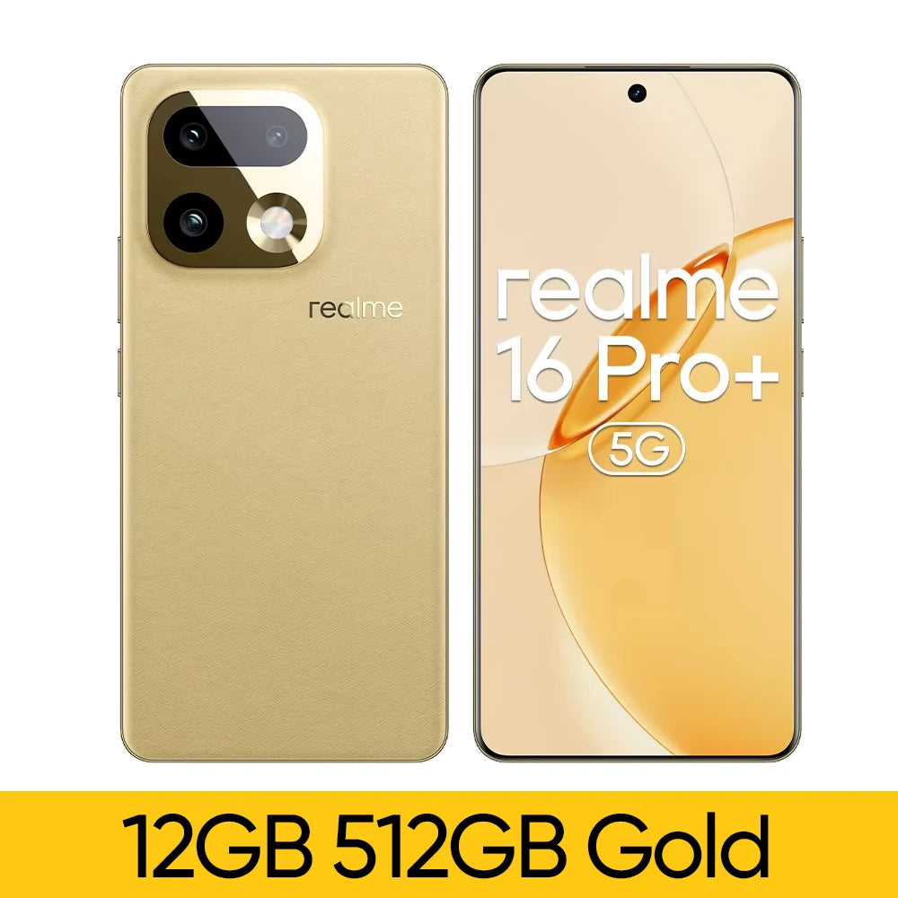 realme 16 Pro Plus Smartphone NFC Snapdragon 7 Gen 4 Chipset 200MP Camera 50MP Periscope Telephoto 7000mAh Battery 80W Charge