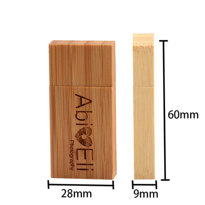 JASTER USB 3.0 Wooden block  Flash Drive red wood pendrive 4GB 8GB 16GB 32GB 64GB Pen  Memory Stick U Disk gift