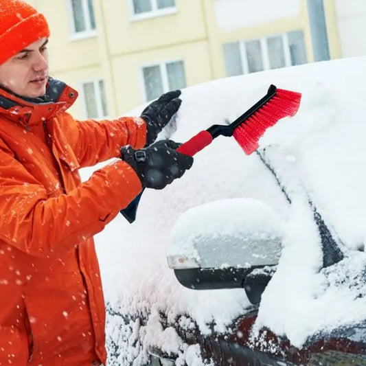 Ice Scrapers for Car Windshield 2 in 1 Snow Scraper and Brush Ergonomic Foam Grip Snow Cleaner for Car Window Ice Scraper by PDG ibma