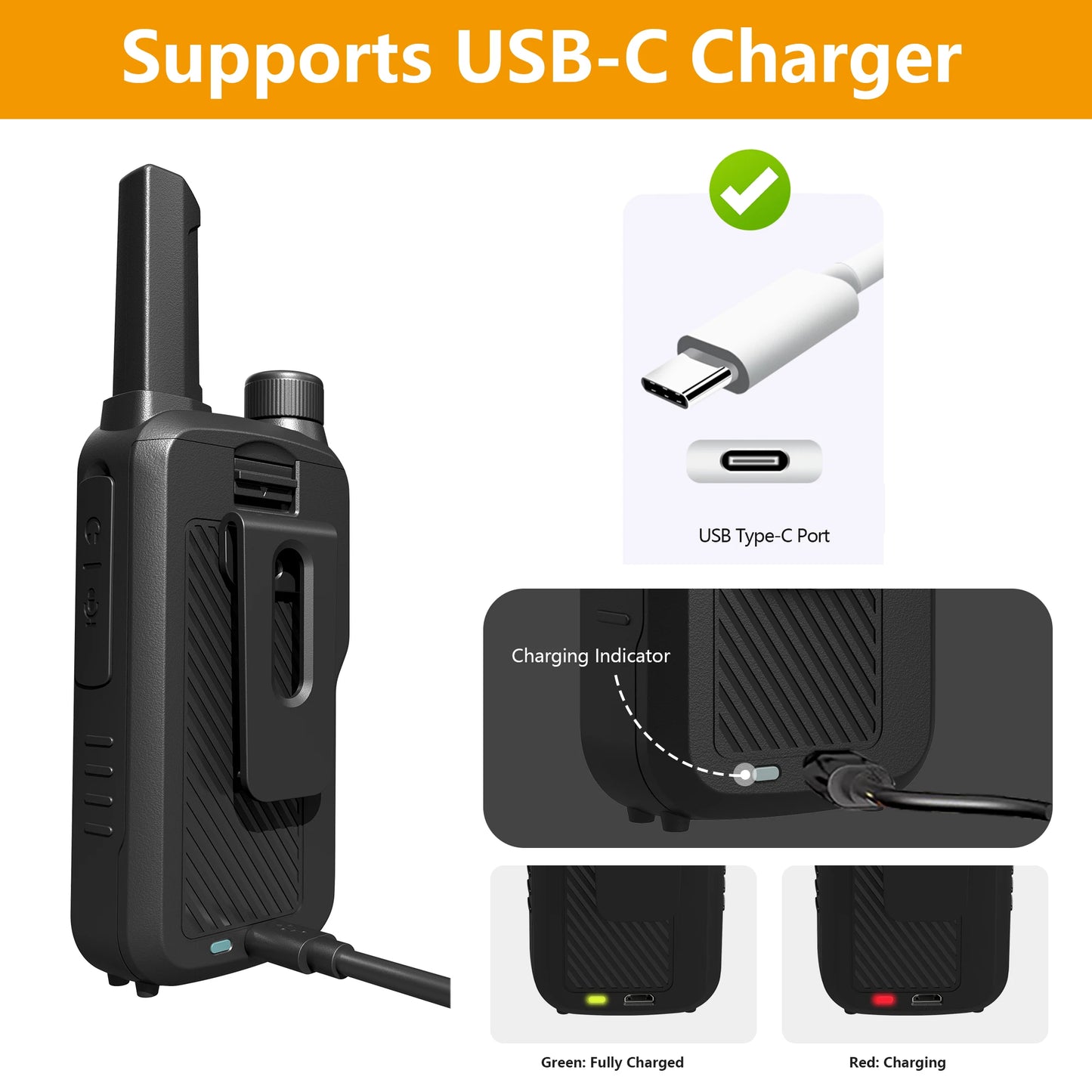 PMR446 BF-T18 Handheld  PMR Walkie Talkie Radio Station Transmitter 1500mAh Wireless Device Long Range Two Way Radios Flashligh