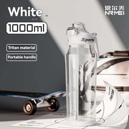 1L Sports Bottle Tritan Drinking Plastic Water Jug Fitness Bicycle Climbing Outdoor Bottle Water Cup