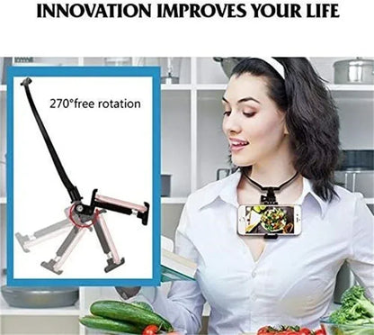 Portable Outdoor First View Bracket Neck Hanging Phone Holder Universal Action camera For Sport Camera 7.2 inches Smart Phone