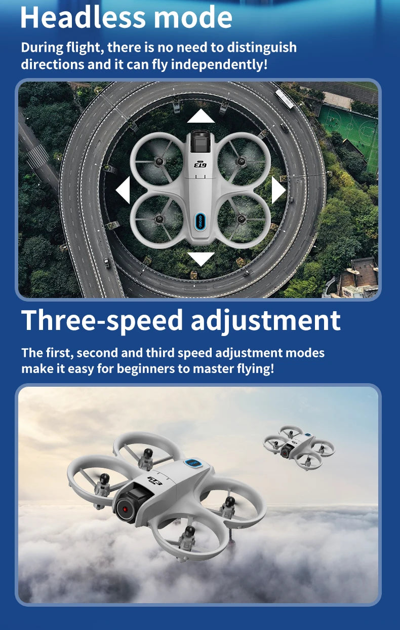 NEW Original GT3 Max Mini Drone 8K GPS Professional HD Aerial Photography Remote Control Aircraft HD Dual Camera Quadcopter Toy