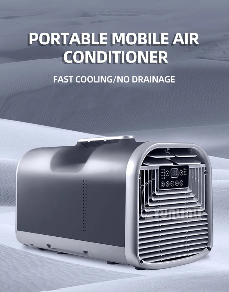 Mobile Air Conditioner Mobile Compressor Airconditioning Portable Camping Outdoor Low Consumption Conditioner