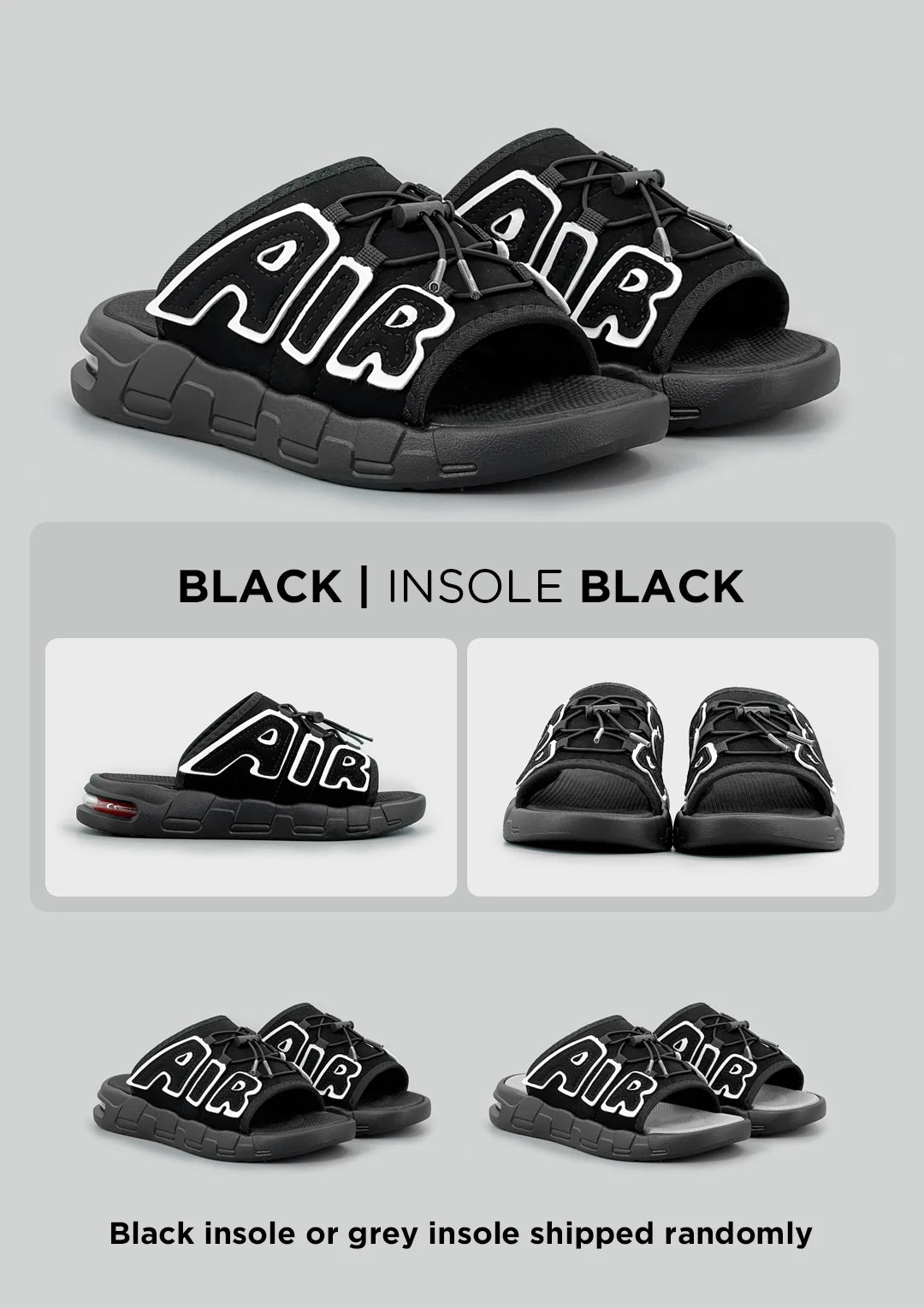 Air Cushion Slippers Summer Men Sandals Thick Sole Beach Slippers Flats Cloud Slides Sports Slippers Outdoor Man Sneaker Shoes