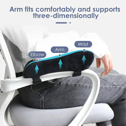 Office Chair Arm Pads with Cooling Gel,Memory Foam Armrest Pads for Gaming Chair Arm Rest Covers for Desk Chair Armrest Cushions