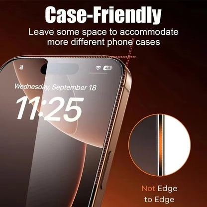 5pcs Tempered Glass For iphone 17 Pro Max Air 16 16e 15 14 13 12 11 6 7 8 Plus Mini X Xr Xs Max Protective Glass For iPhone 17