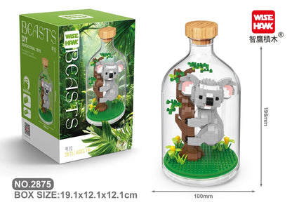 MOC Building Blocks Animal Model Bird Bald Eagle Parrot  DIY Assembly  Bricks Creative Games Collection Toys Xmas Gifts